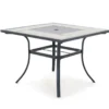 Rome Wood Look Tile Patio Dining Table -Garden Oasis 810557270