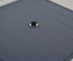 Rome Wood Look Tile Patio Dining Table -Garden Oasis 810557270 3