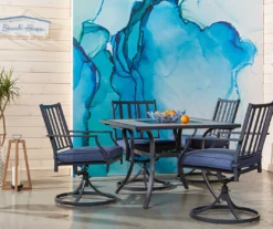 Rome Wood Look Tile Patio Dining Table -Garden Oasis 810557270 810557269 9