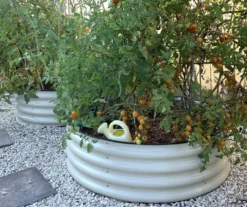 42" Pearl White Metal Raised Garden Bed -Garden Oasis 810559830 4