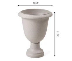 Glitzhome Plastic Urn Planters, 2-Pack -Garden Oasis 810565981 6