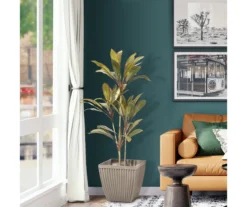 Glitzhome 16.25" Fluted Plastic Planters, 2-Pack -Garden Oasis 810565987 3