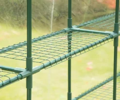 84.25" PVC & Metal 6-Shelf Walk-In Greenhouse -Garden Oasis 810565994 2