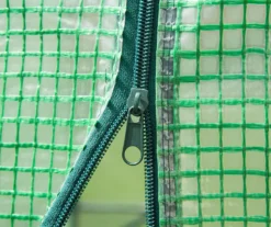 74.75" Green PE & Metal Single Shelf Walk-In Greenhouse -Garden Oasis 810565996 6