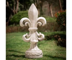 27.25" Fleur De Lis Garden Statuary -Garden Oasis 810566374 3