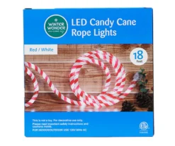 18' Candy Cane LED Rope Light -Garden Oasis 810567532 2