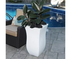 Mayne Inc. 16" Valencia Plastic Planter -Garden Oasis 810567855 9