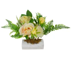 Northlight Ranunculus & Rose Floral Tabletop Decor