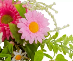 23" Pink & Yellow Mums & Berry Wreath -Garden Oasis 810574647 3