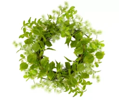 18" Jujube Floral & Leaf Wreath