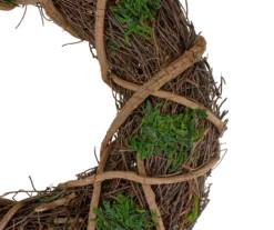 13" Twig & Moss Wreath -Garden Oasis 810574672 2