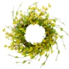 20" Forsythia & Leaf Wreath -Garden Oasis 810574693