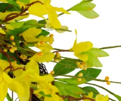 20" Forsythia & Leaf Wreath -Garden Oasis 810574693 2