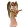Roman Eva Angel Playing Mandolin Tabletop Decor -Garden Oasis 810575798
