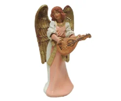 Roman Eva Angel Playing Mandolin Tabletop Decor