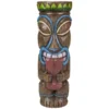 16" Tongue Out Tiki Solar Garden Statuary -Garden Oasis 810575978