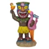 16" Tiki & Flamingo Solar Garden Statuary -Garden Oasis 810575985