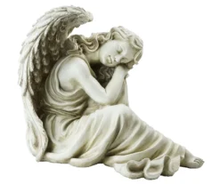 14.75" Resting Angel Garden Statuary