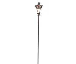 61" Brushed Copper Half Moon Oil Patio Torch 8 61" Brushed Copper Half Moon Oil Patio Torch -Garden Oasis 810575989 2