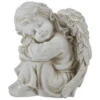 9.5" Ivory Resting Angel Garden Statuary -Garden Oasis 810575997