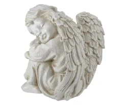9.5" Ivory Resting Angel Garden Statuary -Garden Oasis 810575997 4