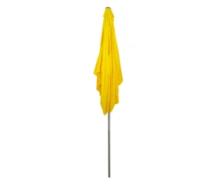 Northlight 6.5' X 9.75' Yellow Rectangular Patio Umbrella -Garden Oasis 810576004 3