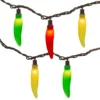 Northlight Red, Yellow & Green Chili Pepper Mini Light Set, 35-Lights -Garden Oasis 810576011