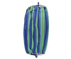 Northlight Blue & Green Stripe Woven Double Brazilian Hammock -Garden Oasis 810576020 2