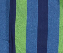 Northlight Blue & Green Stripe Woven Double Brazilian Hammock -Garden Oasis 810576020 3