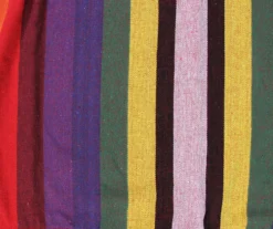 Northlight Stripe Woven Single Brazilian Hammock -Garden Oasis 810576025 2