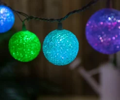 Northlight Color-Changing Globe LED Light Set, 10-Lights -Garden Oasis 810576045 2