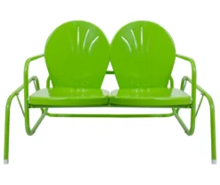 Northlight Lime Green 2-Person Glider Bench