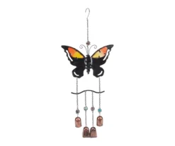 24" Butterfly & Bell Windchime -Garden Oasis 810576155 3