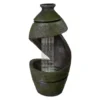 Northlight Mossy Pottery Resin Fountain