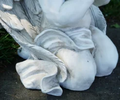 13.5" Praying Cherub Garden Statuary -Garden Oasis 810576191 3