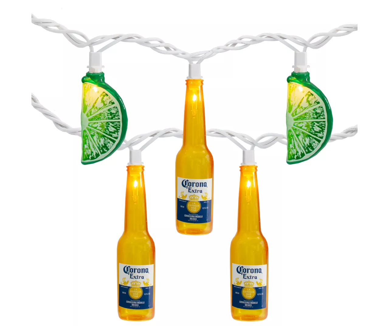 Northlight Corona Extra Bottle & Lime Mini Light Set, 10-Lights 3 Northlight Corona Extra Bottle & Lime Mini Light Set, 10-Lights