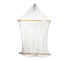 Northlight White Netted Double Hammock