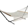 Northlight White Lattice Rope Double Hammock -Garden Oasis 810576241