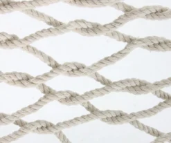 Northlight White Lattice Rope Double Hammock -Garden Oasis 810576241 2