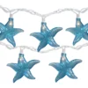 Northlight Blue Starfish Mini Light Set, 10-Lights -Garden Oasis 810576249