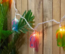 Northlight Multi-Color Flip Flop Mini Light Set, 10-Lights -Garden Oasis 810576252 1