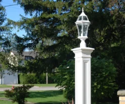 Liberty White Lamp Post -Garden Oasis 810579081 2