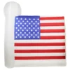Northlight 5' Inflatable Light-Up American Flag -Garden Oasis 810580461