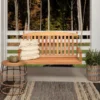 Honey Brown Hardwood Porch Swing -Garden Oasis 810581395