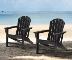 Glitzhome Adirondack Outdoor Chairs, 2-Pack -Garden Oasis 810582229 3
