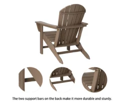 Glitzhome Adirondack Outdoor Chairs, 2-Pack -Garden Oasis 810582303 5