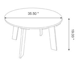 Glitzhome Adirondack Outdoor Coffee Table -Garden Oasis 810582304 6