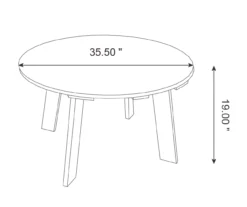 Glitzhome Adirondack Outdoor Coffee Table -Garden Oasis 810582305 6