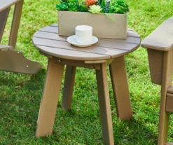 Glitzhome Adirondack Outdoor Side Table -Garden Oasis 810582314 2