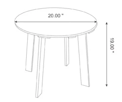 Glitzhome Adirondack Outdoor Side Table -Garden Oasis 810582314 6